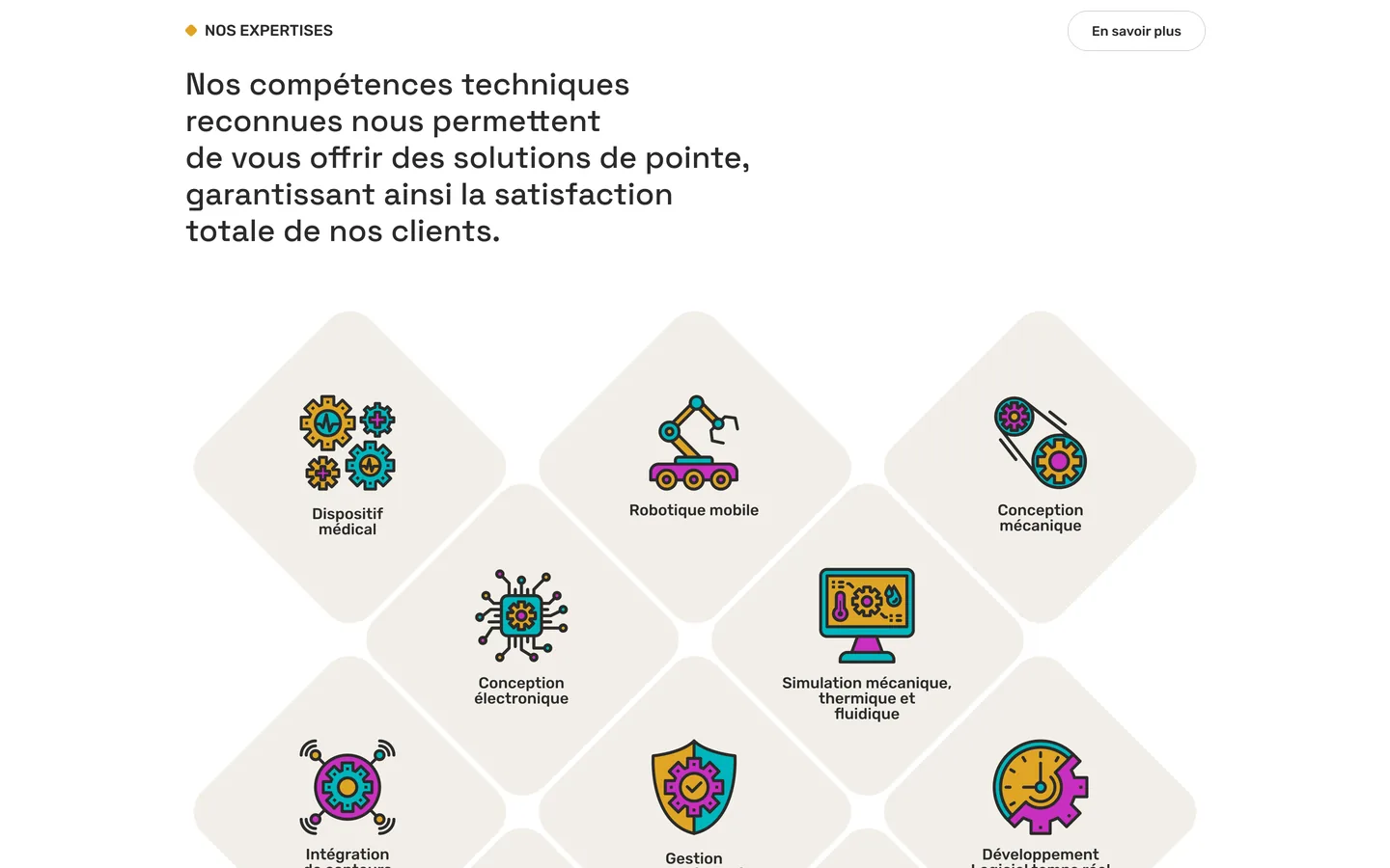 BA Group, le site, les expertises