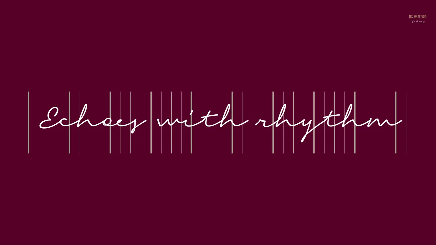Krug Echoes, les deux pistes, Rhythm et Resonance, 1 sur 2