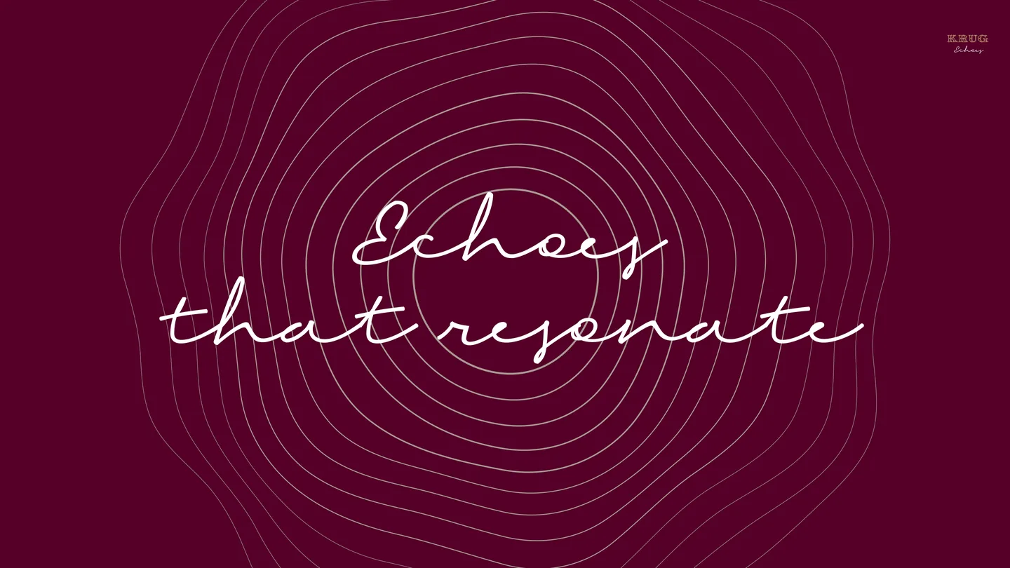 Krug Echoes, les deux pistes, Rhythm et Resonance, 2 sur 2