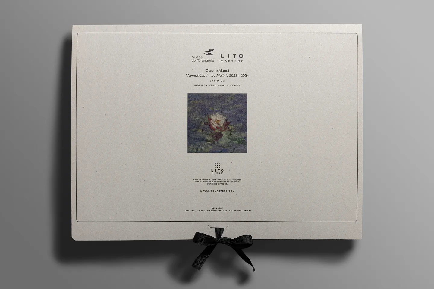 Lito, coffret Nymphéas, Claude Monet