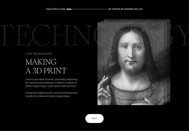 Lito, pages du site et jeu-concours Vivatech (carrousel 4), image 3 sur 4